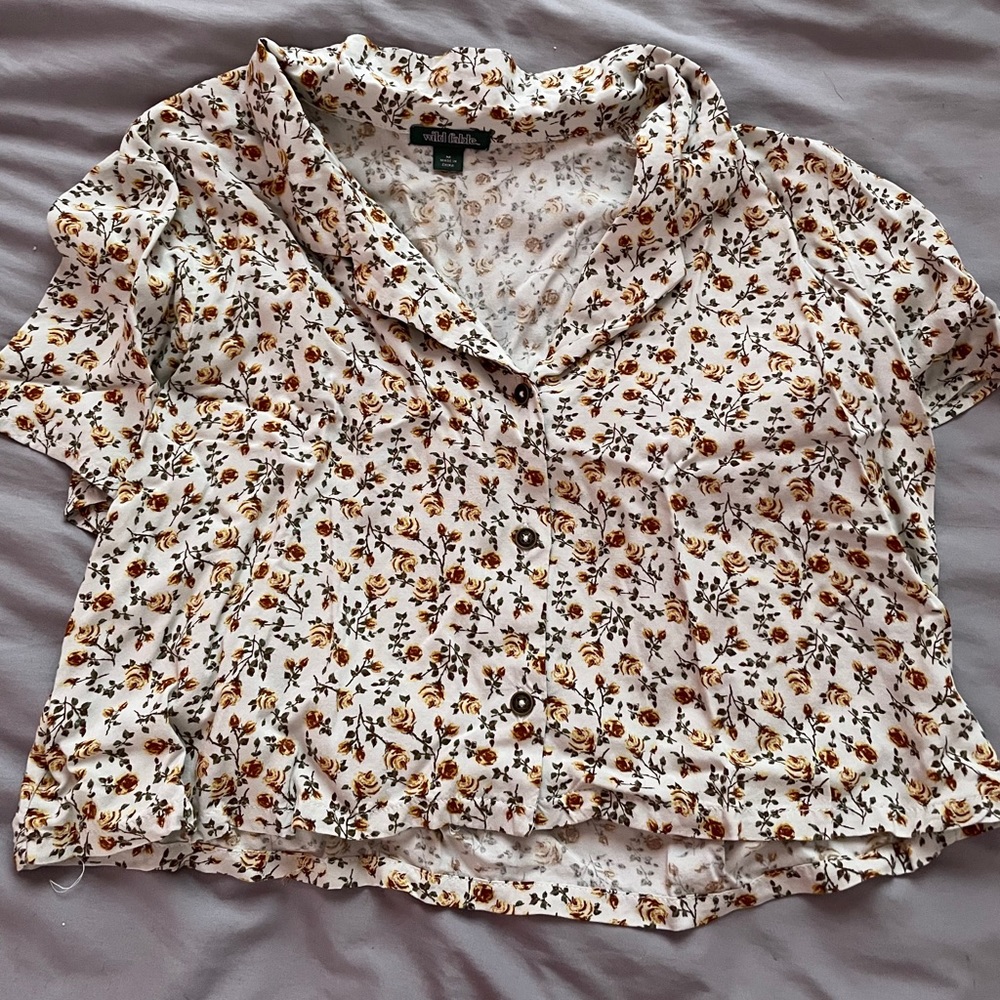 cropped tshirt by wild fable